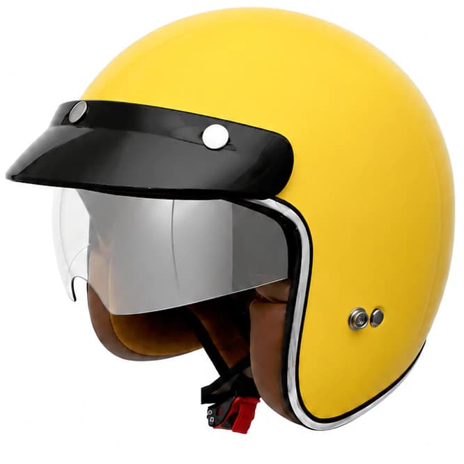 کلاه کاسکت راپیدو مدل 859 وسپایی MATT YELLOW