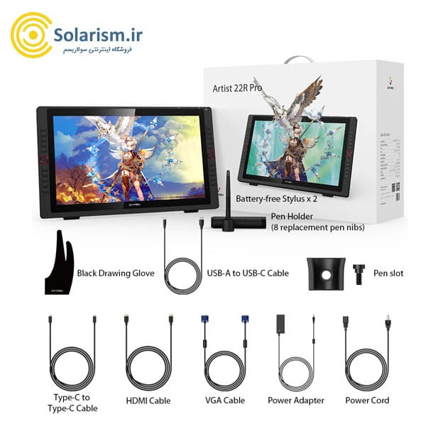تبلت گرافیکی ایکس پی پن مدل Artist Display 22R Pro — تصویر ۳