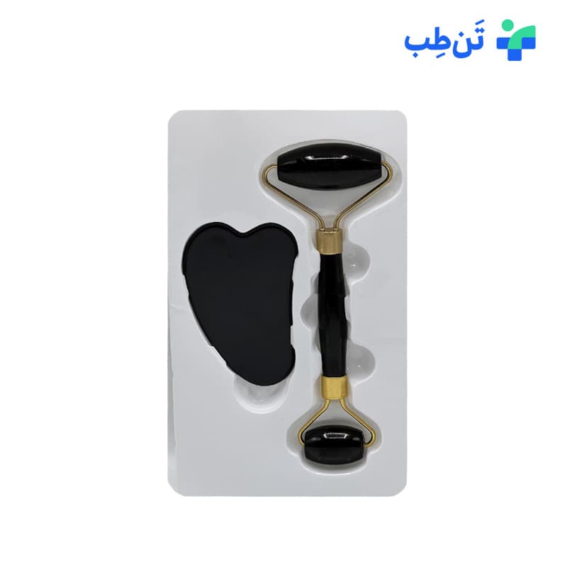 ماساژور صورت جیدرولر همراه با گواشا — تصویر ۴