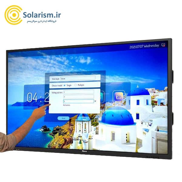 برد هوشمند ۷۵ اینچ (اسمارت برد) جی پلاس مدل GSB-75MD