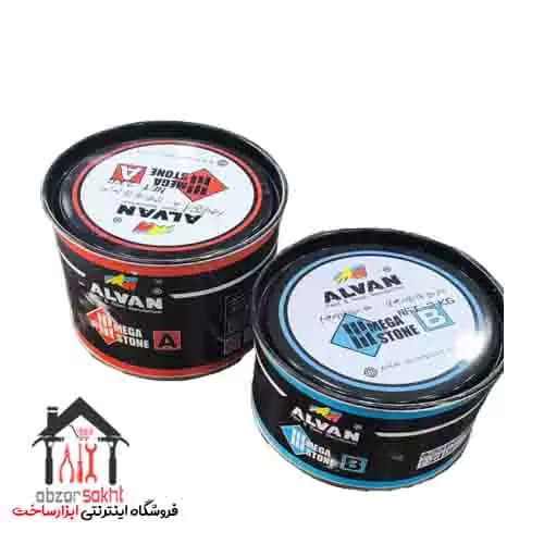 چسب سنگ مگا استون الوان ۲ جزئی ( 4کیلویی)