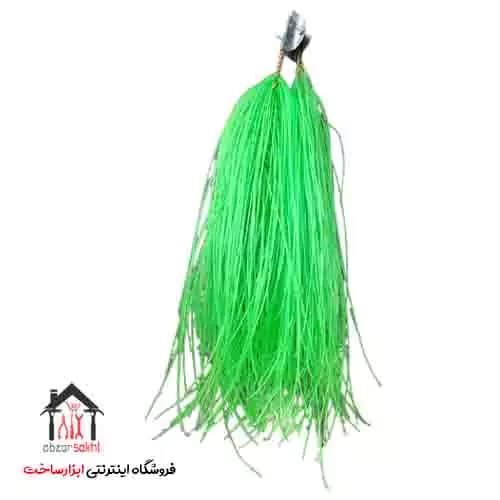 جارو شهرداری پلاستیکی با تسمه سبز