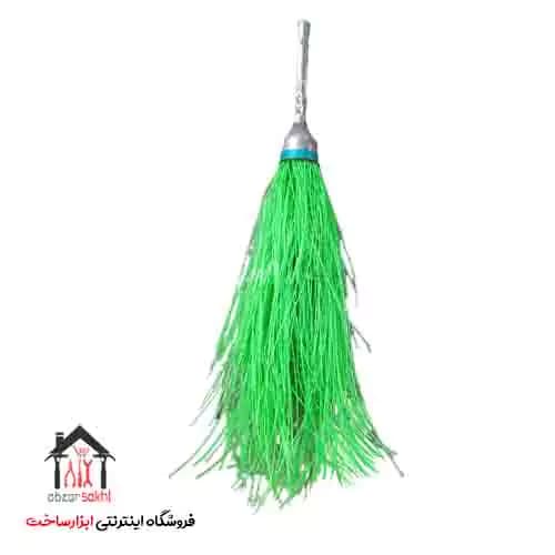 جارو شهرداری پلاستیکی دسته خور سبز
