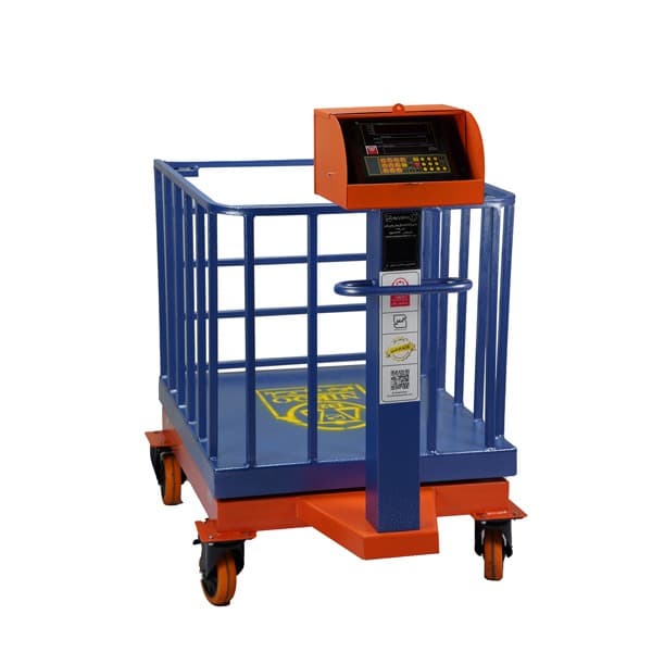 باسکول دام کش قفس دار چرخدار 750KG نیکو — تصویر ۲