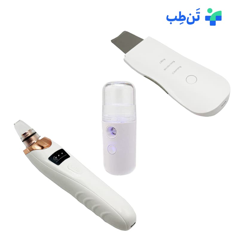 پک پاکسازی صورت میکرودرم، اتو صورت و بخور جیبی
