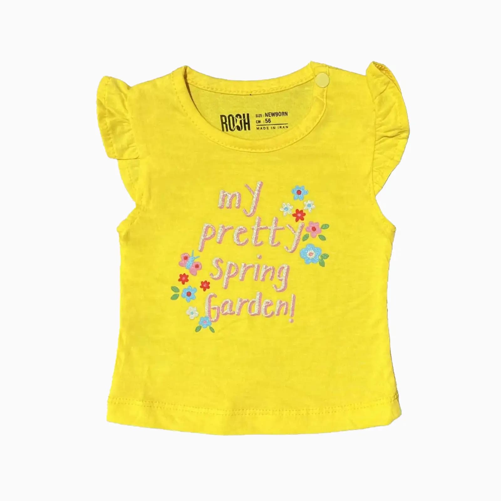 تیشرت طرح Pretty Spring نوزاد دختر (0 تا 18 ماه) کد 626567 — تصویر ۲