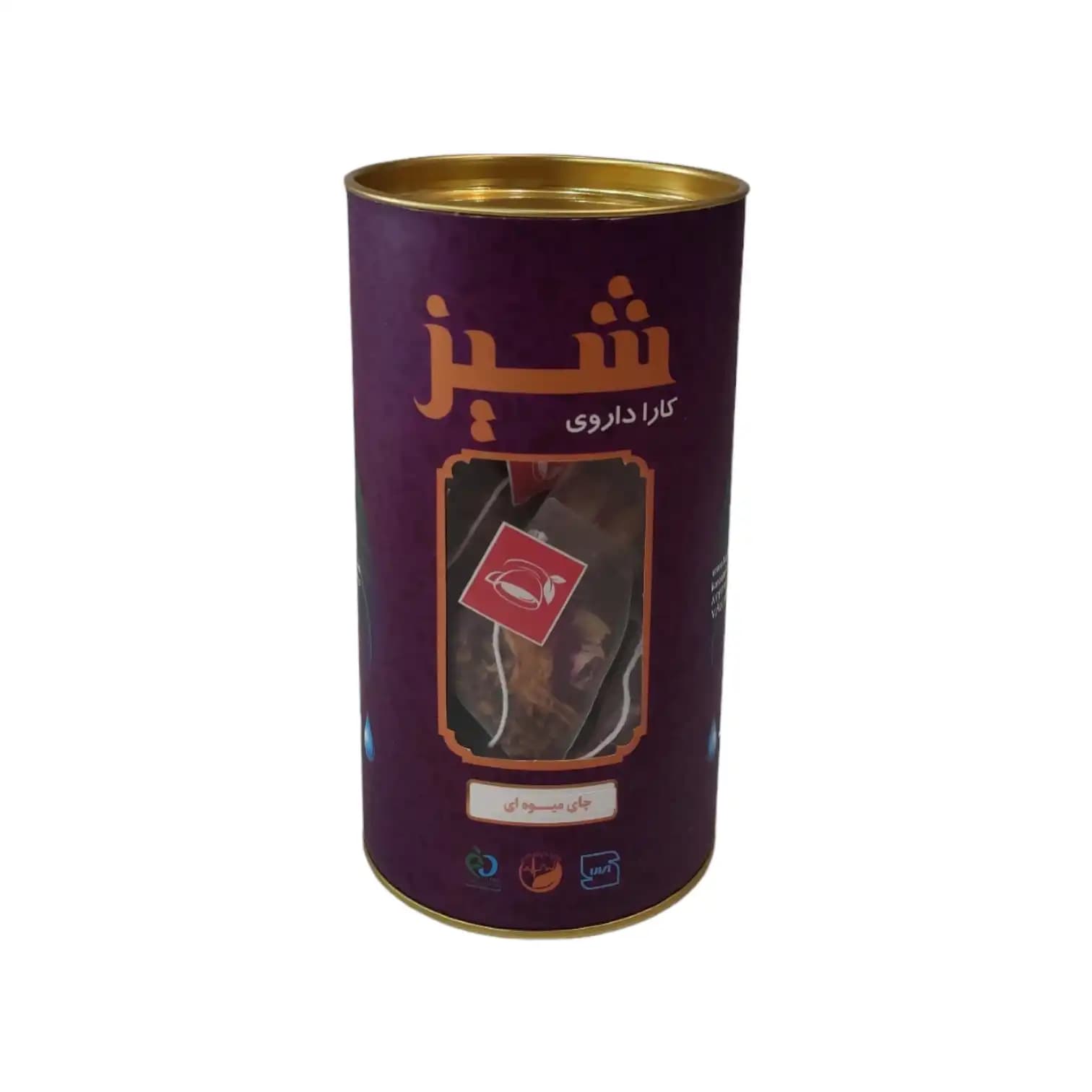 چای میوه ای مخلوط شیز بسته 12 عددی