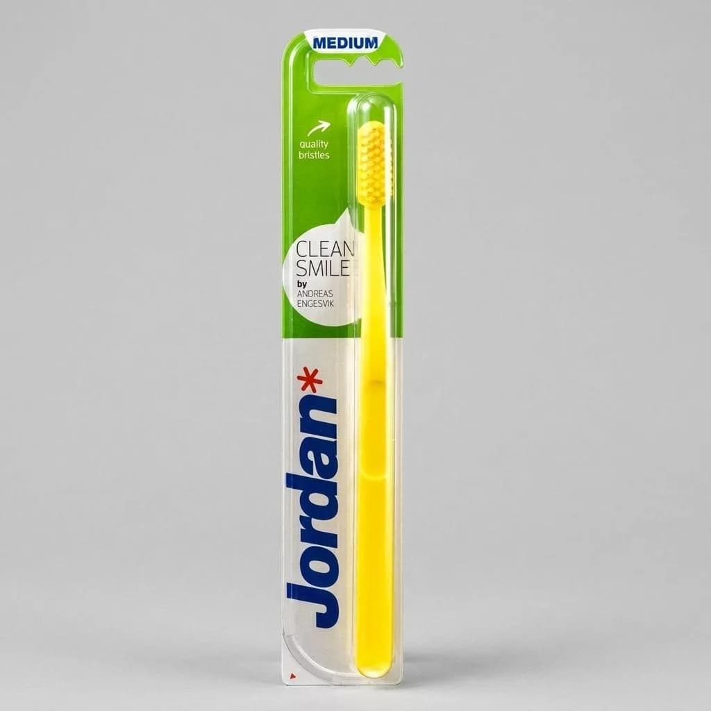 مسواک جردن مدل Clean Smile با برس متوسط
