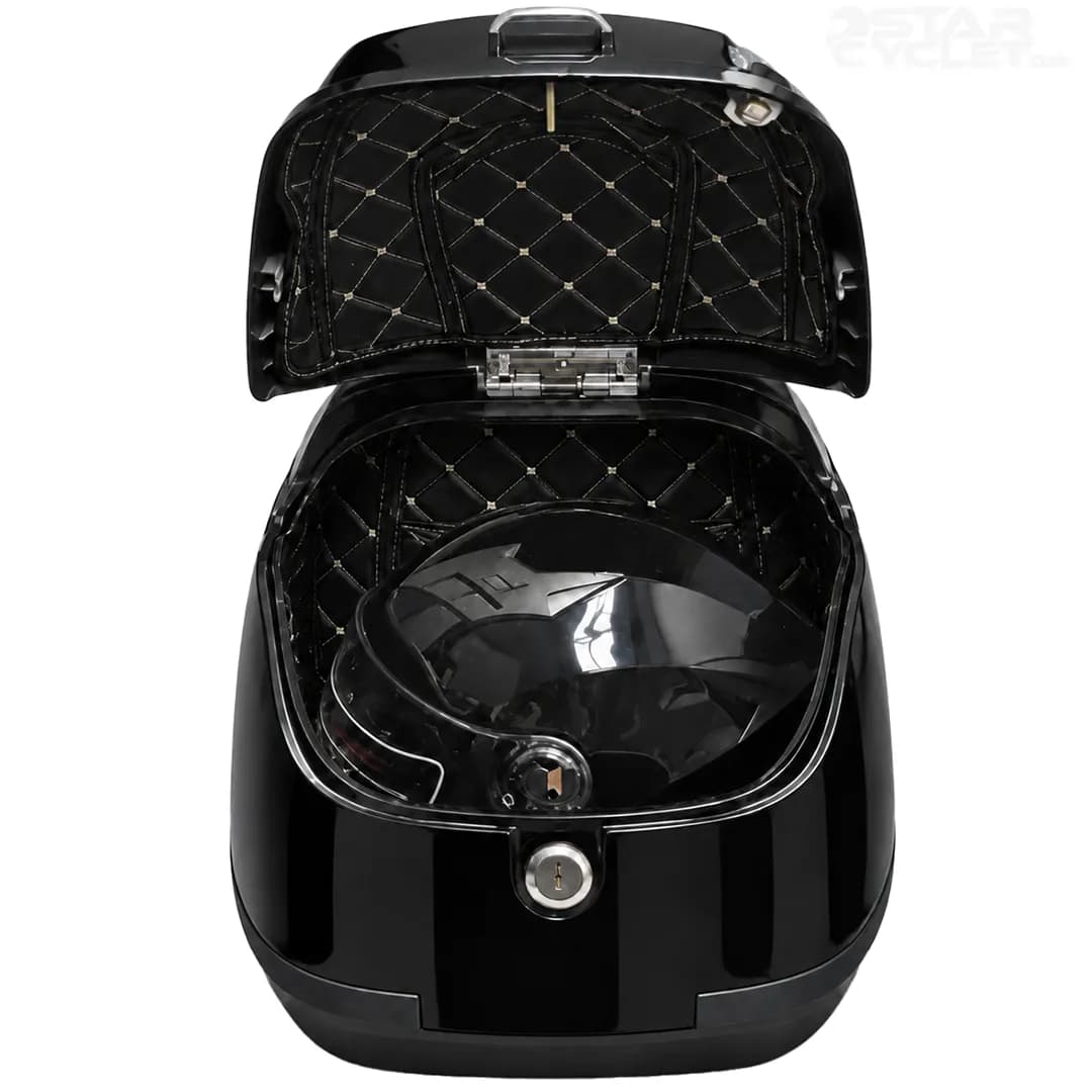 باکس 38 لیتری موتور سیکلت NS125LA مدل FALCON BLACK — تصویر ۵