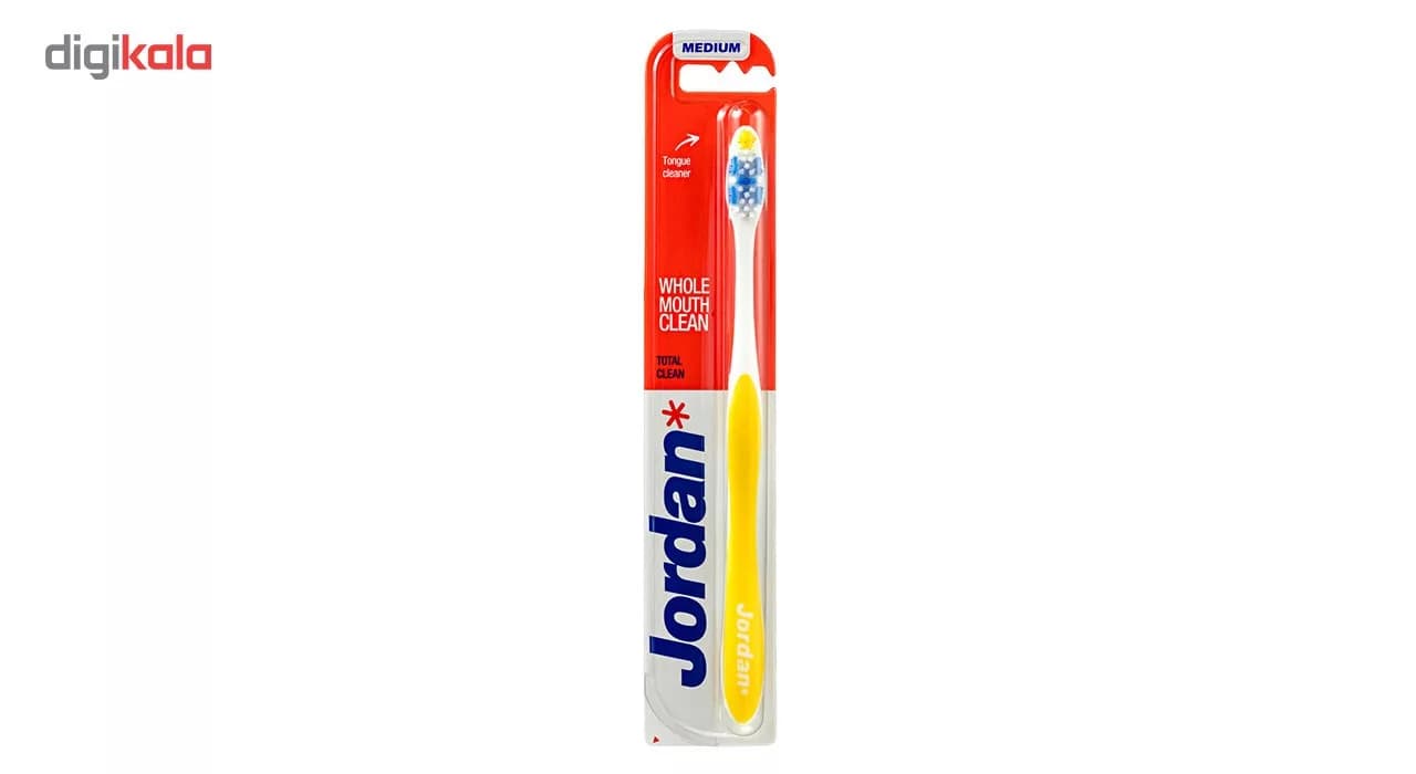 مسواک جردن مدل Total Clean متوسط — تصویر ۳