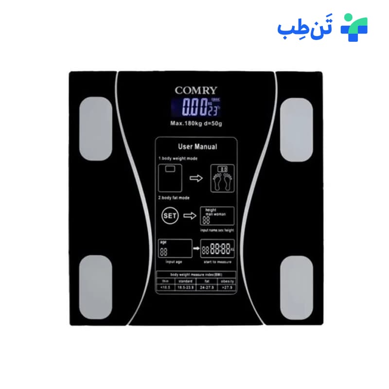 ترازو دیجیتال کمری مدل COMRY 01 ظرفیت 180 کیلوگرم