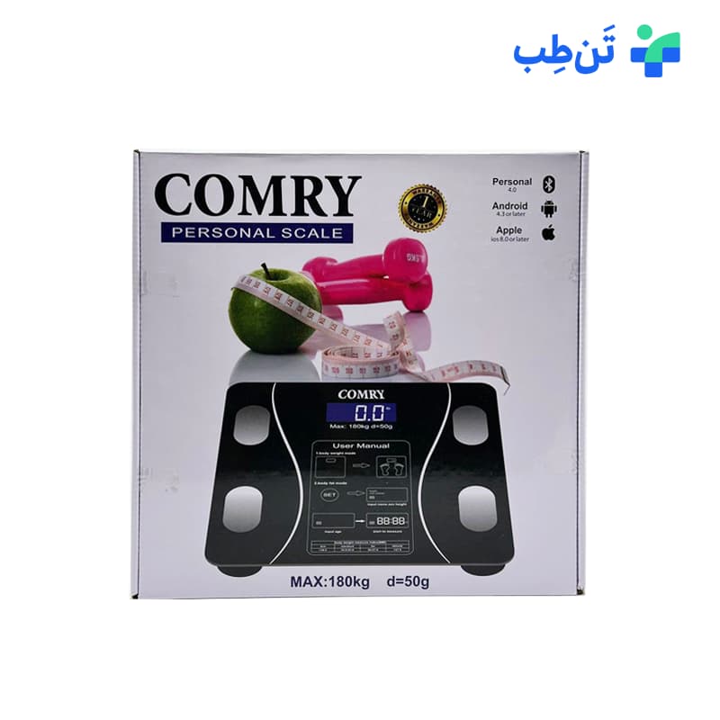 ترازو دیجیتال کمری مدل COMRY 01 ظرفیت 180 کیلوگرم — تصویر ۶