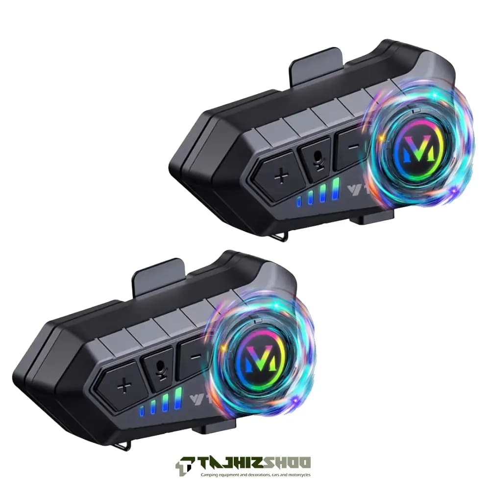 بلوتوث و اینترکام دو نفره کلاه کاسکت مدل Y10-2X