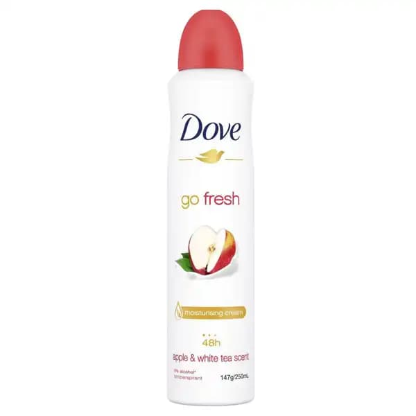 اسپری دئودورانت داو Dove زنانه مدل Go Fresh رایحه سیب
