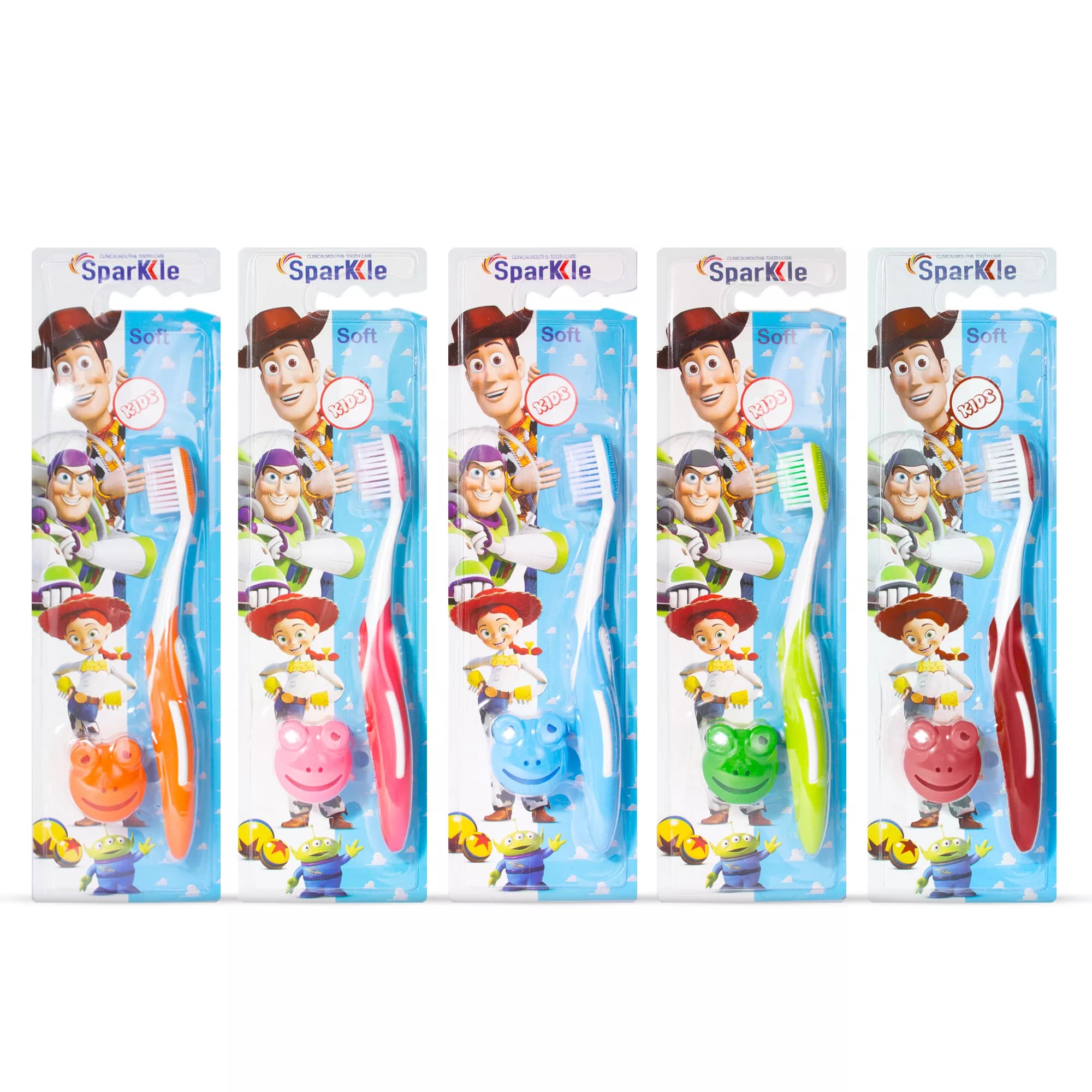 مسواک کودک اسپارکل مدل Toy S14 با برس نرم — تصویر ۳