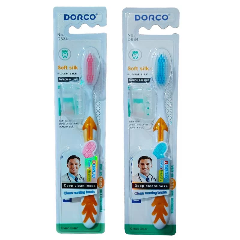 مسواک دورکو مدل DEEP CLEAN با برس نرم بسته 2 عددی