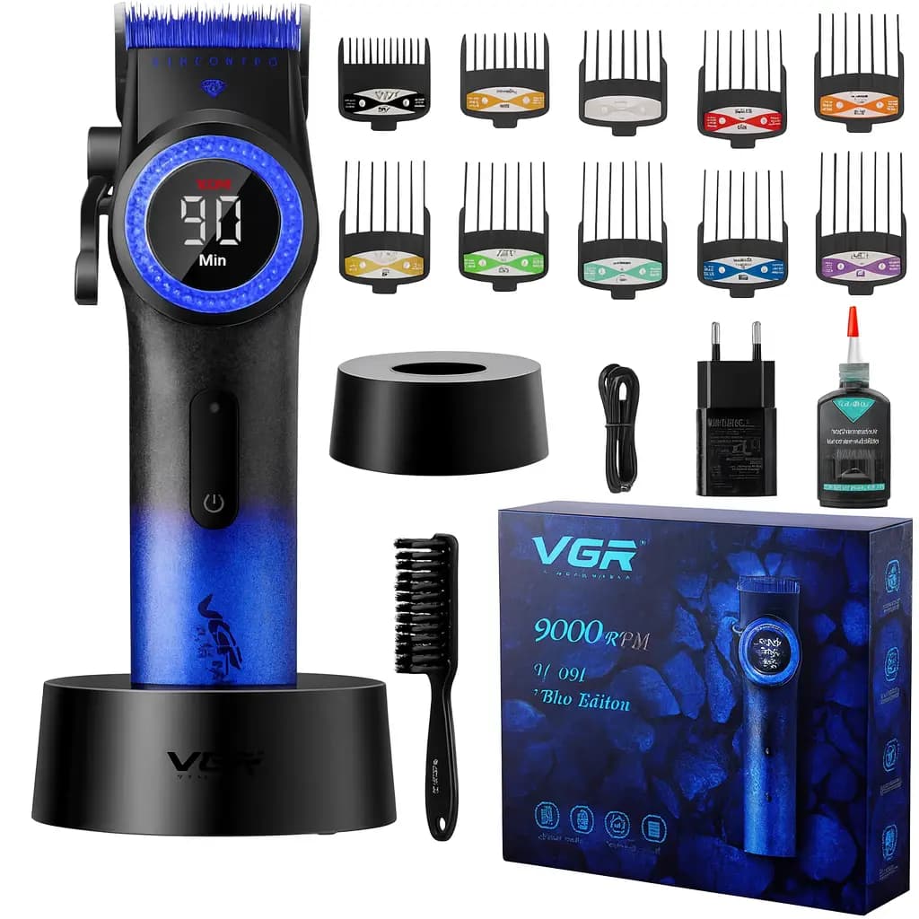 ماشین اصلاح وی جی آر V-001 blue edition