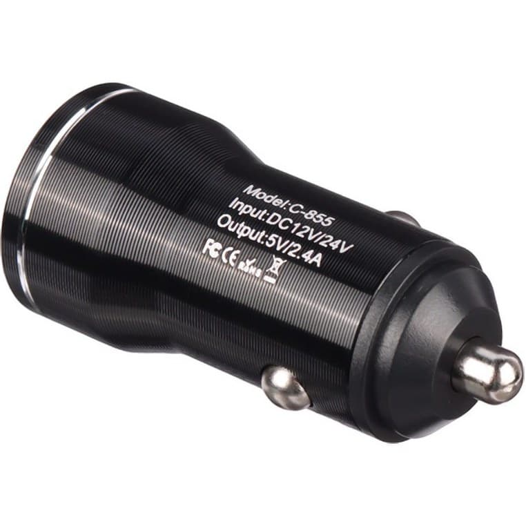 شارژر فندکی اوی AWEI مدل C-855 با دو درگاه USB (۱۲ وات) — تصویر ۳