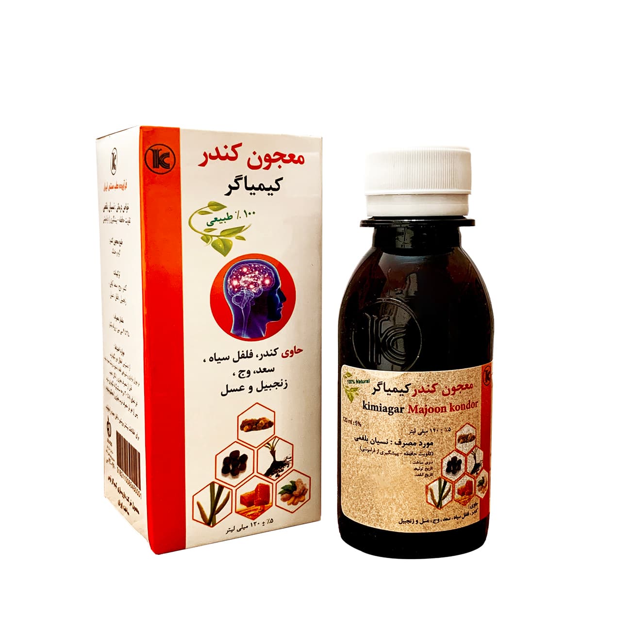 شربت اینس ممور (معجون کندر کیمیاگر طوس) 120 میلی لیتر