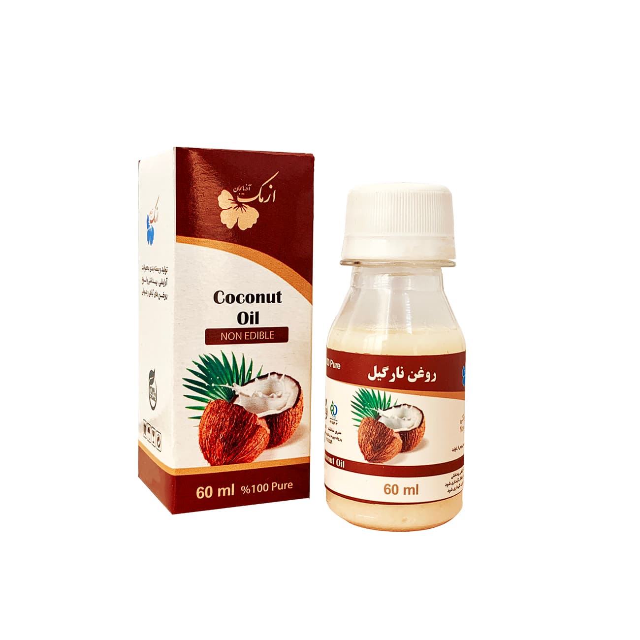 روغن نارگیل 60ml ازمک