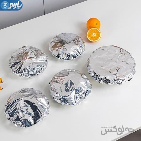 درپوش فویلی کش دار بسته 10 عددی — تصویر ۵