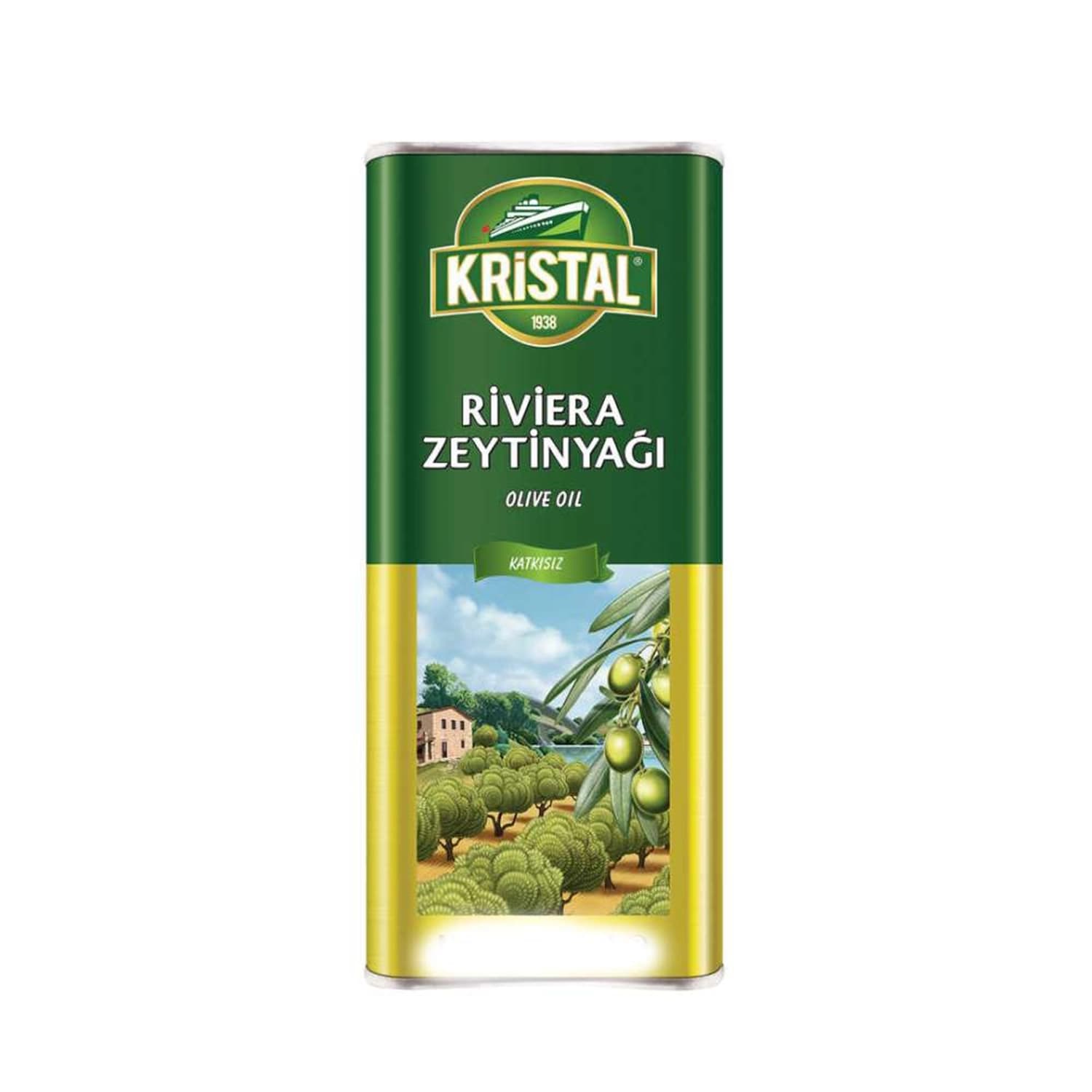 روغن زیتون ۳لیتری کریستال فلزی