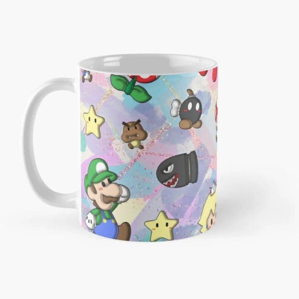 ماگ گیمینگ طرح Plumber Retro Friends — تصویر ۳
