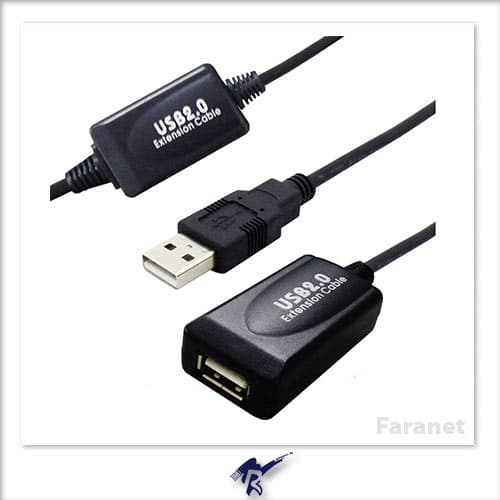 کابل USB 2.0 افزایش طول فرانت 30 متری (اکتیو) FN-U2CF300
