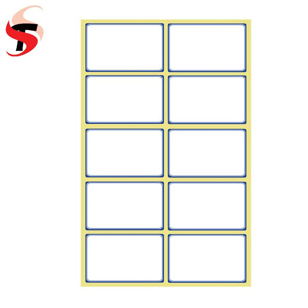 برچسب دور آبی ابعاد 3.4 × 2.1 سانتی متر