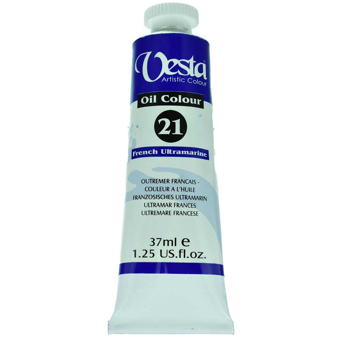 رنگ روغن وستا 37 میل شماره 21 Ultramarine