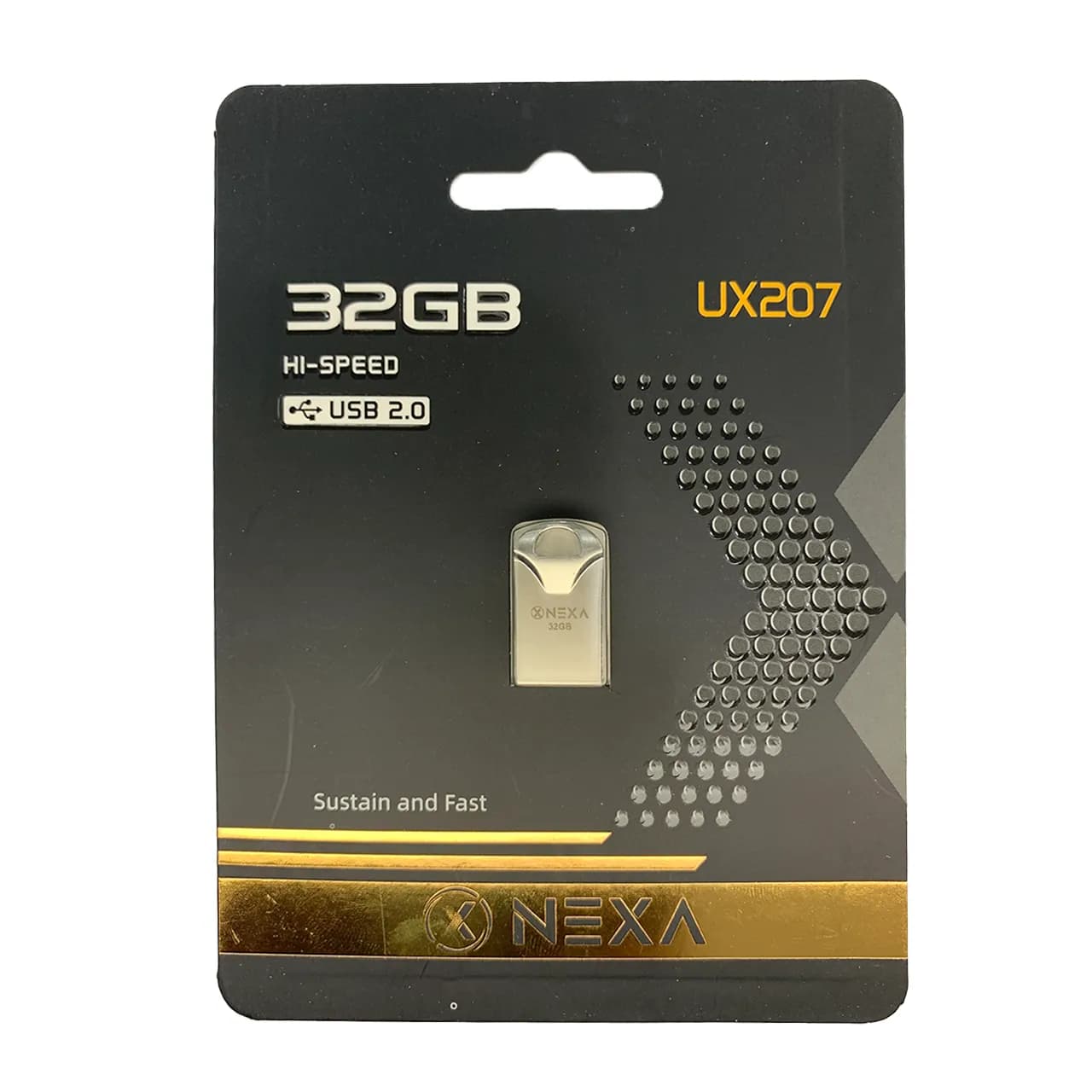 Flash Memory NEXA HI-SPEED UX207 USB2.0 – 32GB (گارانتی 2 ساله پژواک) نقره ای
