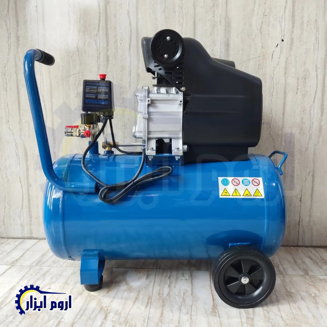 کمپرسور باد روغنی 50 لیتری ویوارکس VR5025-AC — تصویر ۳