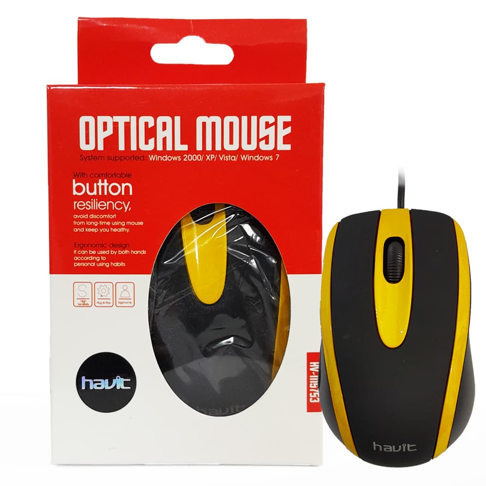موس سیم دار مدل MS753 برند HAVIT