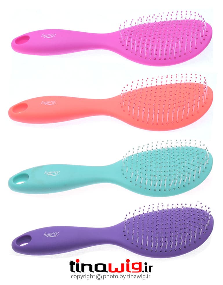 برس مو رنگ پاستلی کد brush-001 — تصویر ۲