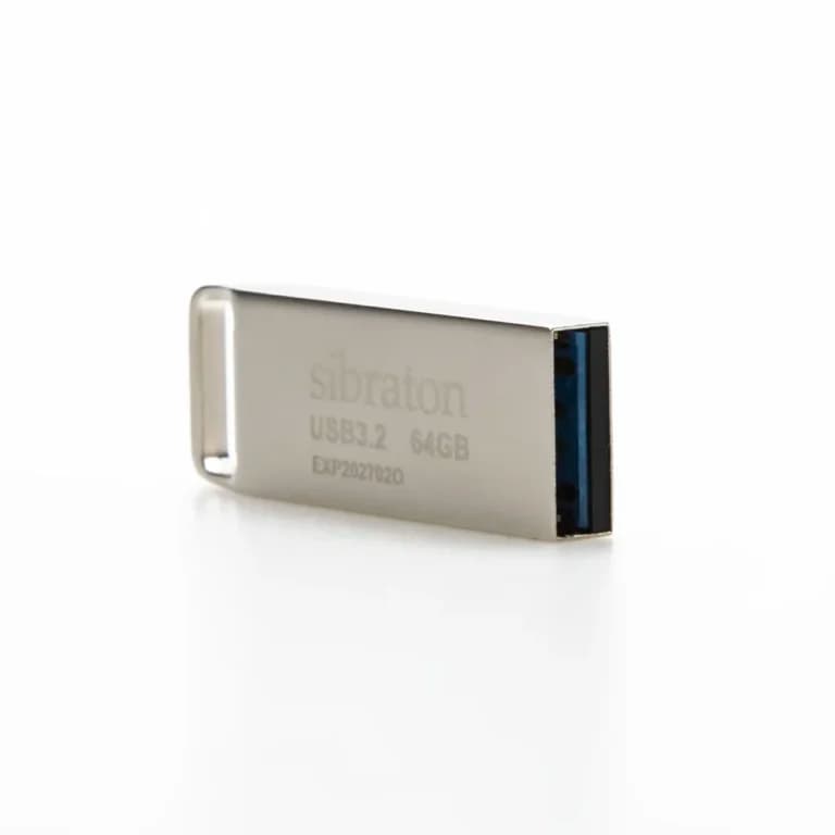 فلش مموری سیبراتون Sibraton MINOR3 SF3408 USB3.2- ظرفیت64GB (گارانتی متین) طلایی — تصویر ۳