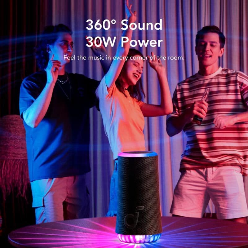 اسپیکر بلوتوثی انکر ( اورجینال) Soundcore Glow A3166011 — تصویر ۶