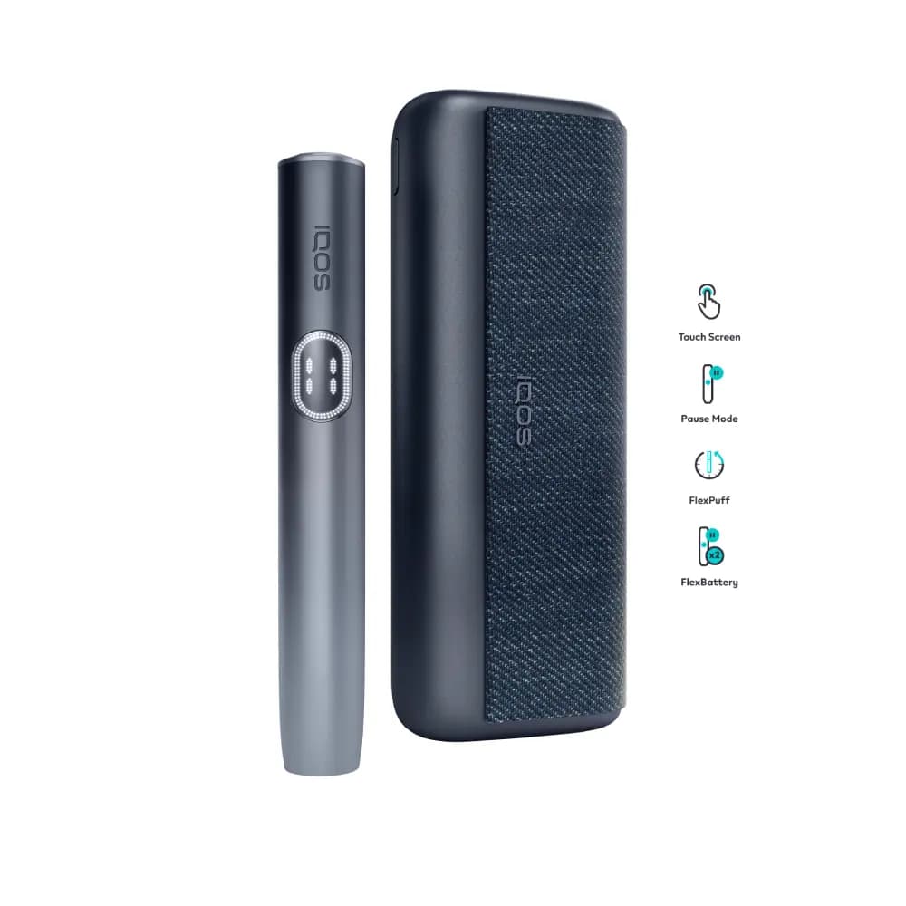 دستگاه آی‌کاس آیلوما مدل آی پرایم رنگ مشکی نیمه‌شب IQOS ILUMA i PRIME System Midnight Black — تصویر ۶