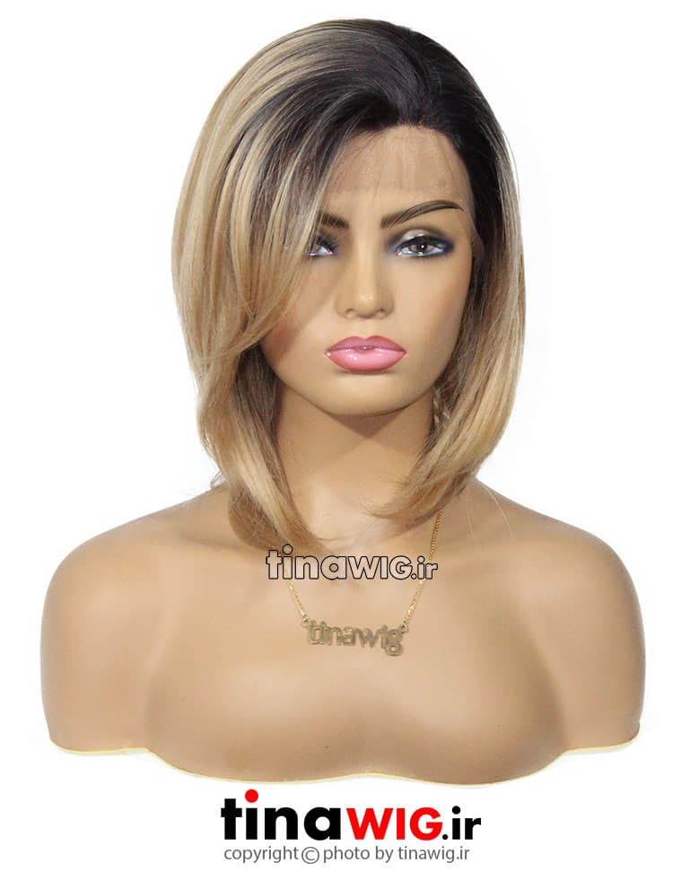 کلاه گیس کوتاه زنانه آمبره مدل کاترین katrin-6TT27/613