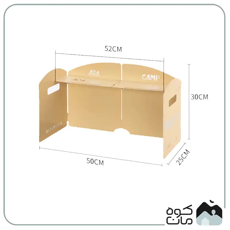 بادگیر تاشو کمپینگ بلک دیر کد BCWS-3310 — تصویر ۵