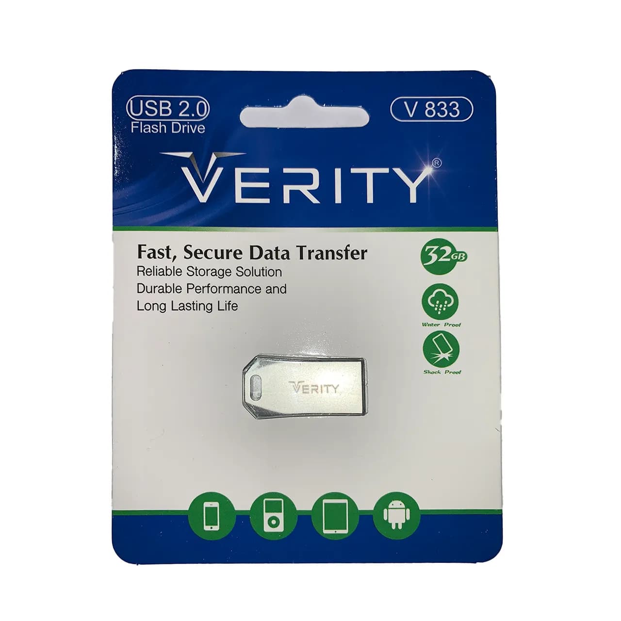 Verity V833 USB2.0 Flash Memory – 32GB – (گارانتی آسان سرویس)