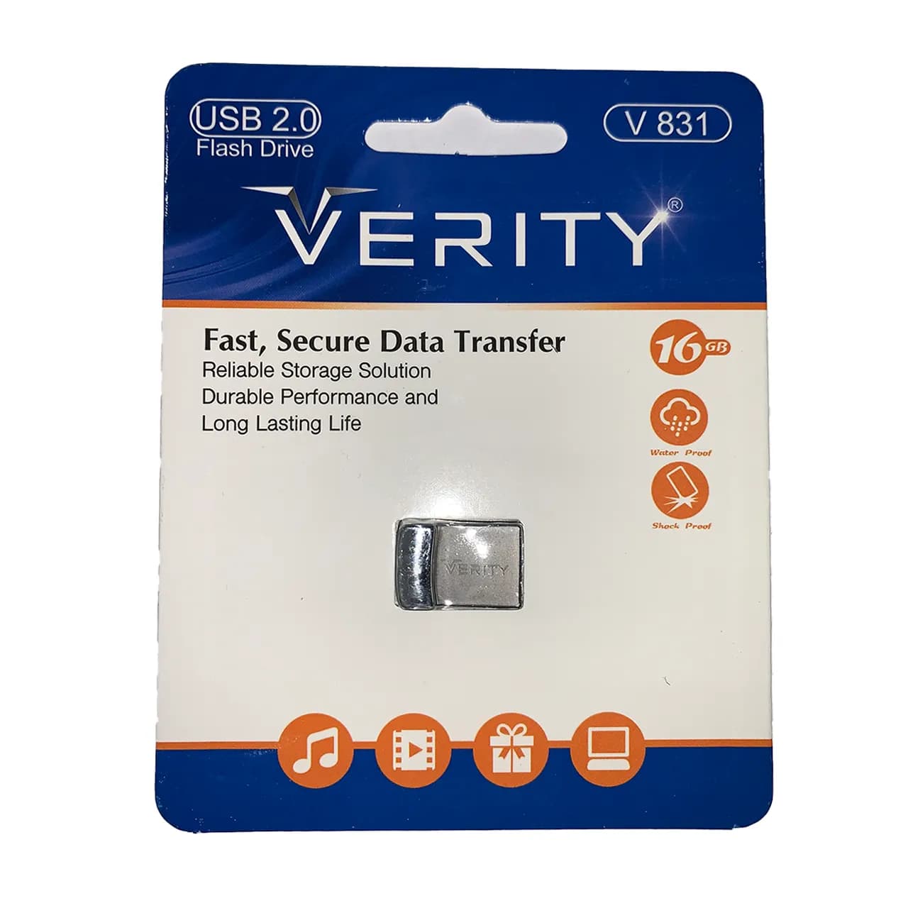 Verity V831 USB2.0 Flash Memory – 16GB – (گارانتی آسان سرویس)
