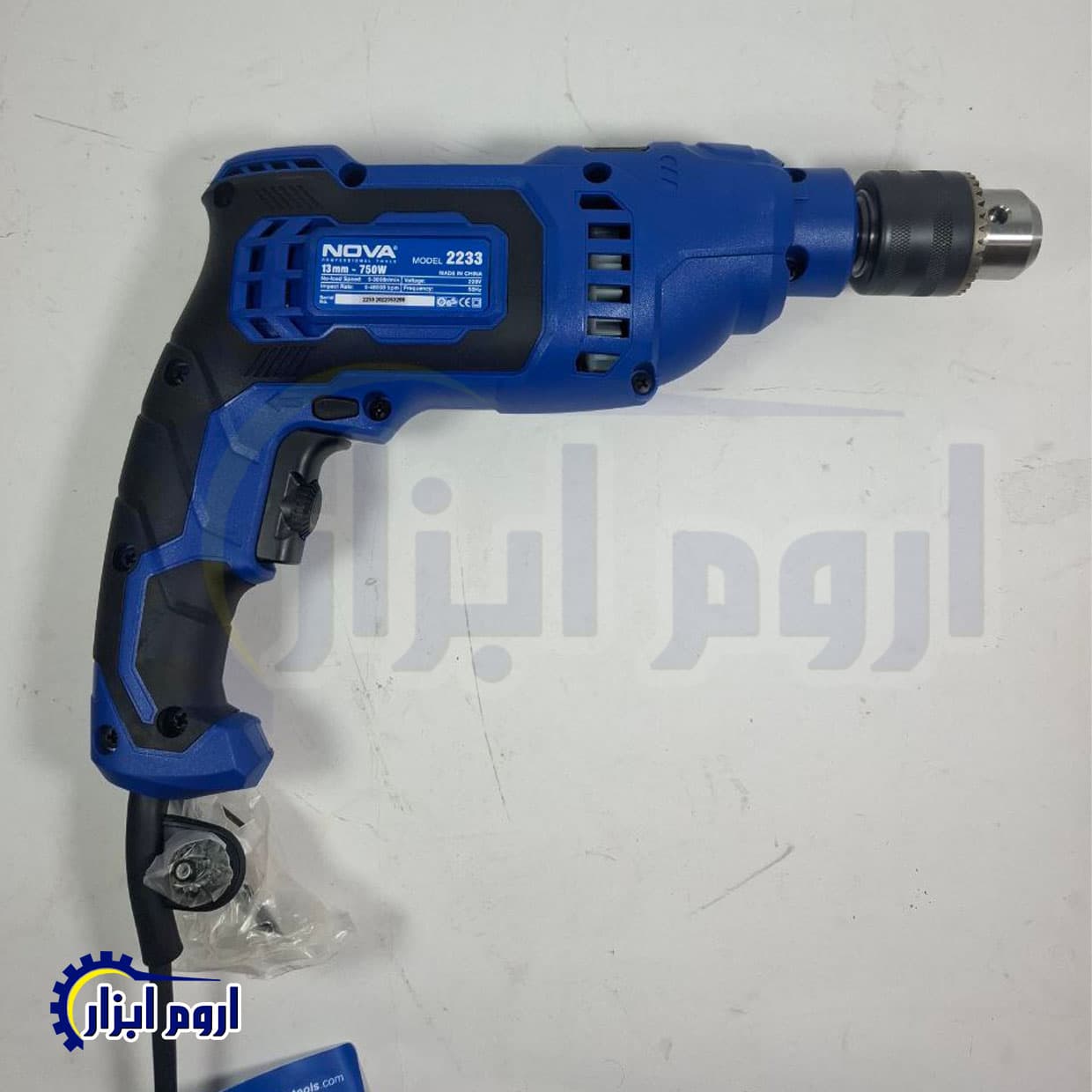دریل 13 میلی متری چکشی نووا NOVA مدل 2233 — تصویر ۳