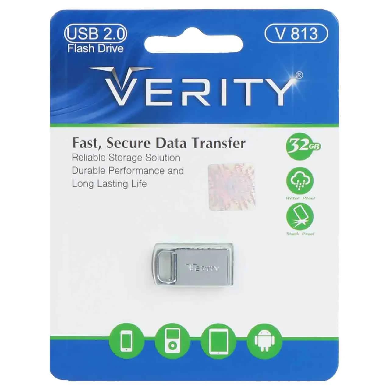 Verity V813 USB2.0 Flash Memory-32GB (گارانتی آسان سرویس)