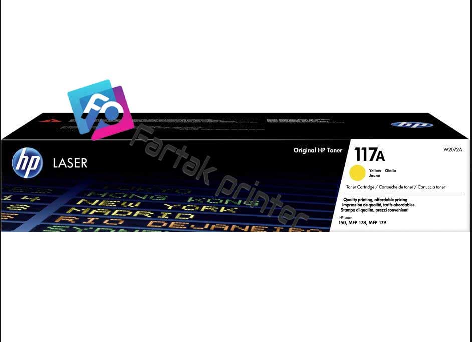 ست تونر کارتریج رنگی اچ پی HP 117A | چهار رنگ — تصویر ۳