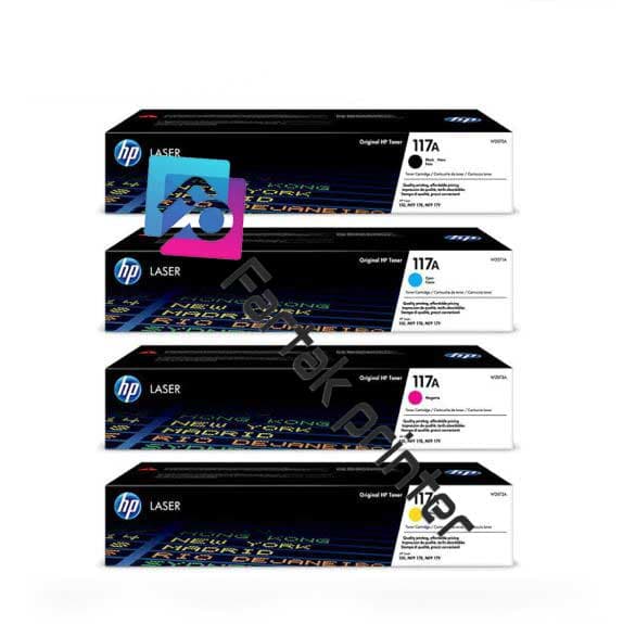ست تونر کارتریج رنگی اچ پی HP 117A | چهار رنگ