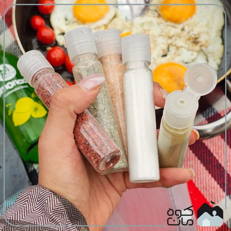 پک ادویه پاش پنج عددی و کاور توری لیموکمپ کد 1010 — تصویر ۷