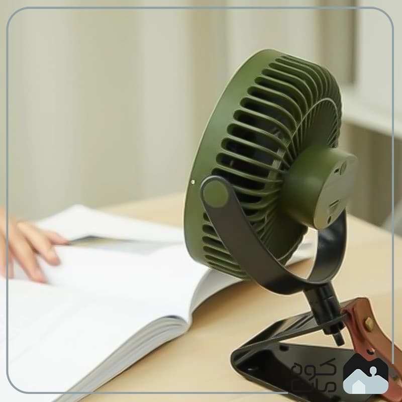 پنکه شارژی سانری مدل Light Fan Mini — تصویر ۵