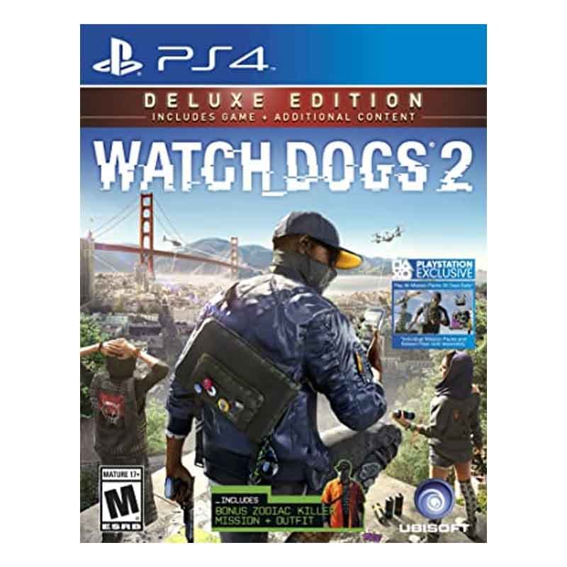اکانت قانونی بازی Watch Dogs 2: Deluxe Edition برای PS4