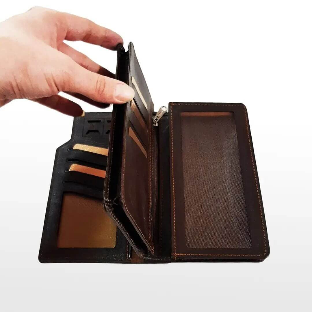 کیف کتی دو تبله سهندچرم کدC5-103 — تصویر ۳