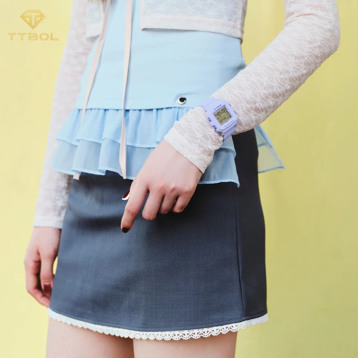 ساعت مچی زنانه کاسیو بیبی جی CASIO BABY-G BGD-10KH-2B — تصویر ۳
